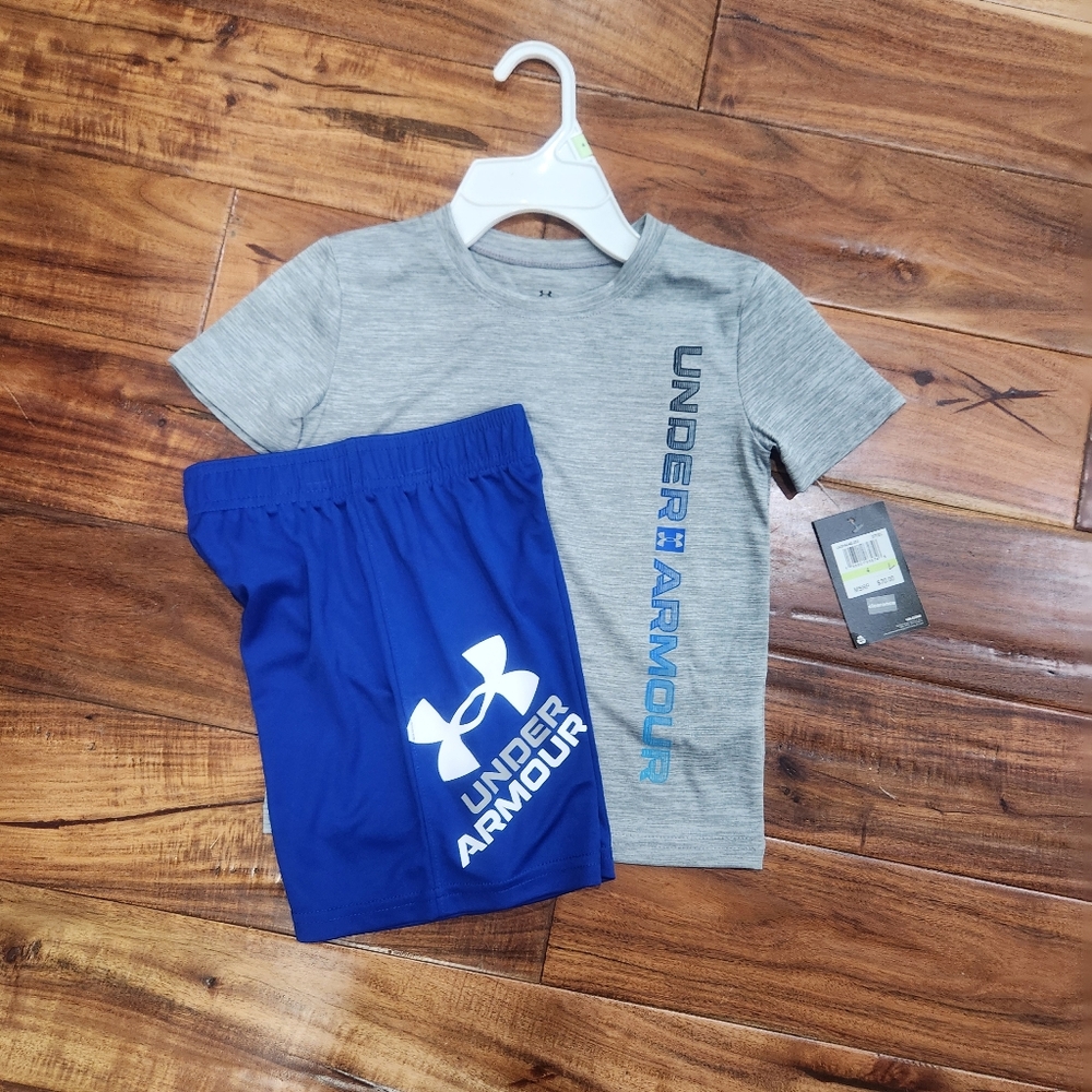 Under Armour Gray and Blue Kids Set - Picture 3 of 3